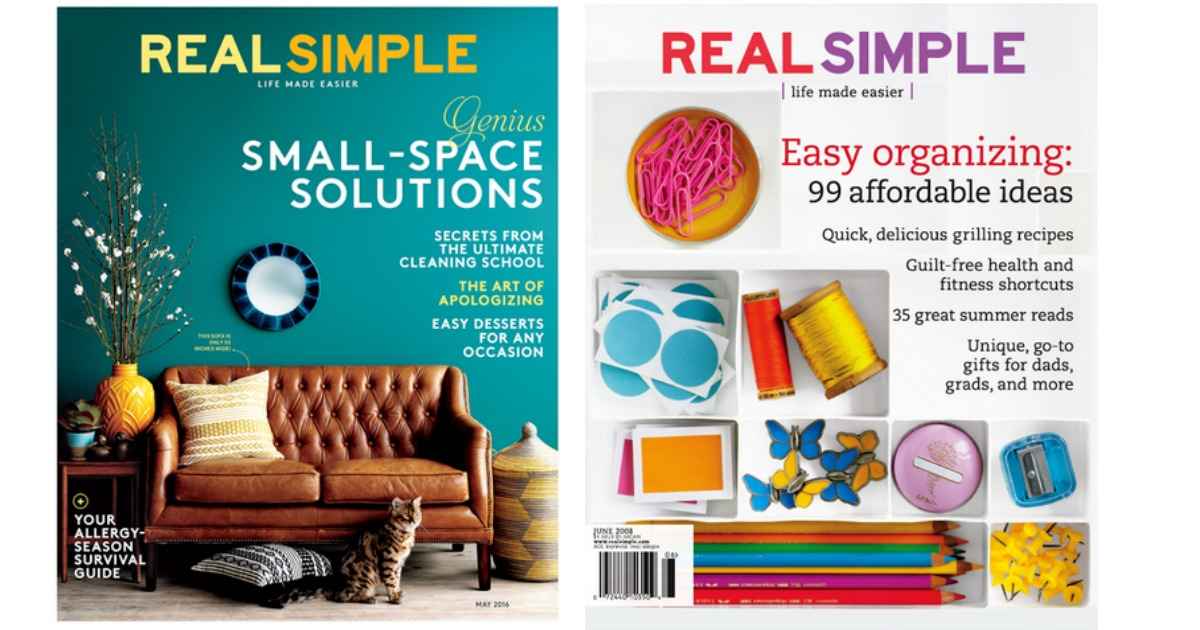 Free Real  Simple  Magazine  Subscription My Discount